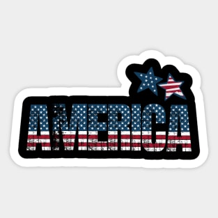 America USA Sticker